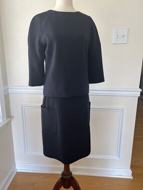 Brooks Brothers Black Two-Piece Dress Set